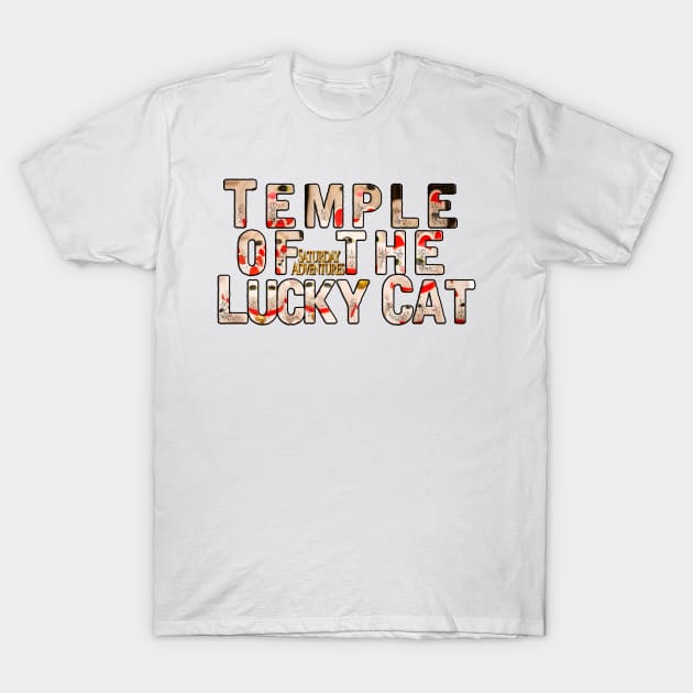 Temple of the Lucky Cat T-Shirt by SaturdayAdventures